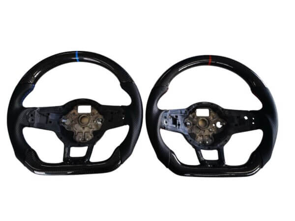 Carbon Leder-Lenkrad passend für Golf 7 GTI/R | Scirocco | Polo – Bild 2